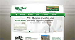 Desktop Screenshot of farmersbankks.com